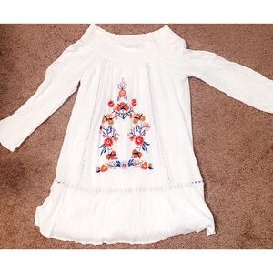 off shoulder dress